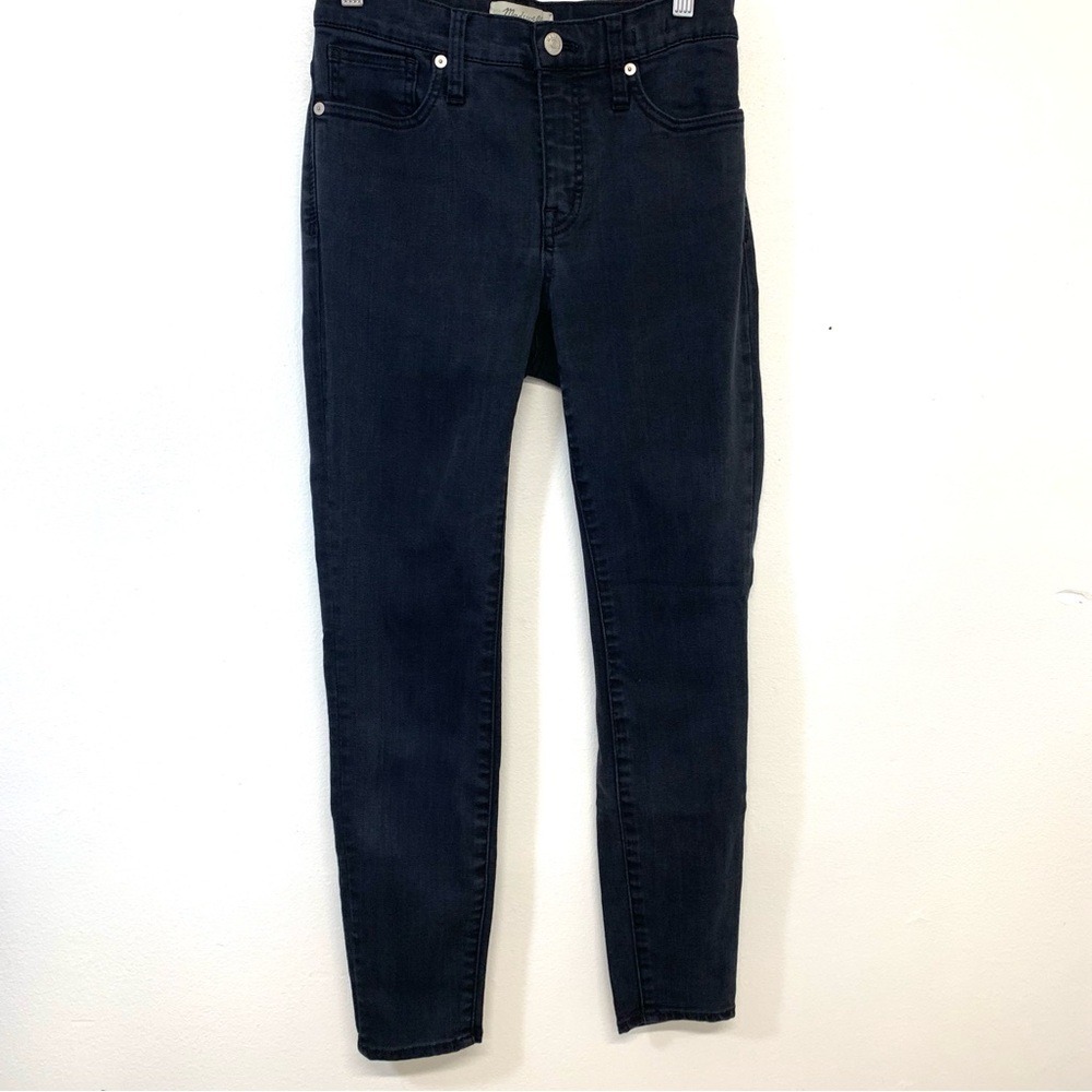 Madewell Jeans 9" High Rise Skinny‎ 26 Black Stretch Casual Retro Beach Work